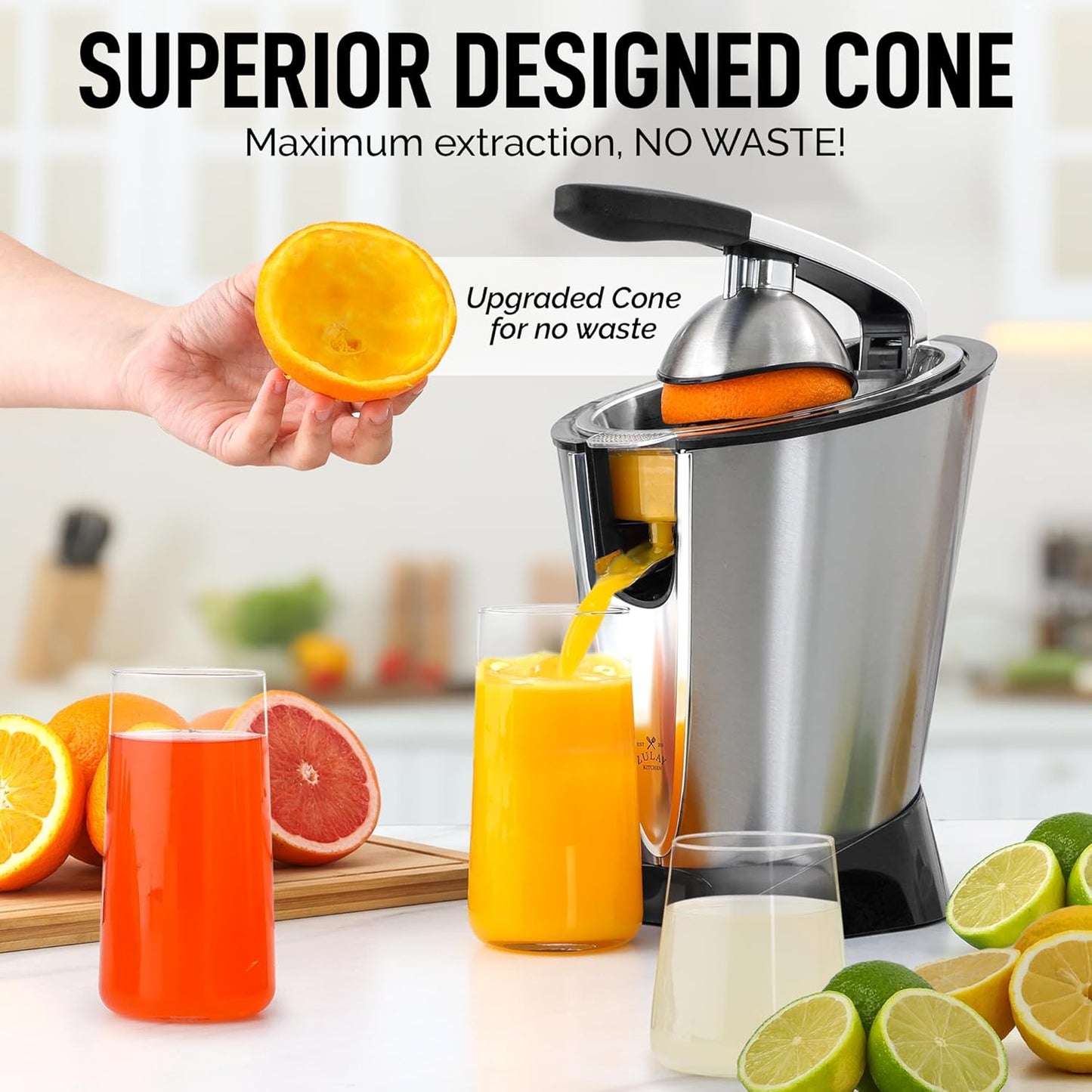 JuiceNest™ Presse-agrumes automatique